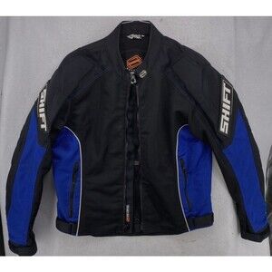 SHIFT Motorcycle Jacket Mens  XL Take Control Riding Moto Blue Black